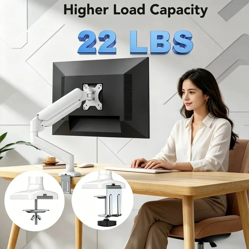 Single Monitor Desk Mount Arm– - Desk Setup Home Office avis et prix