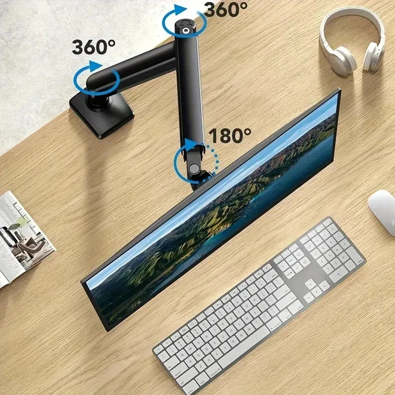 Single Monitor Desk Mount Arm– - Desk Setup Home Office avis et prix