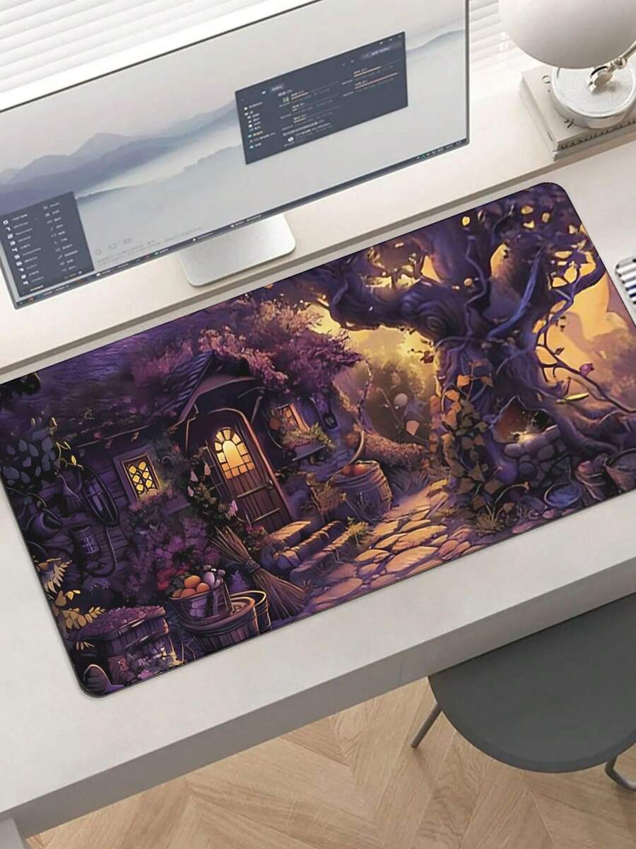 Large Gaming Mouse Pad With Fa - Desk Setup Gaming And Work avis et prix
