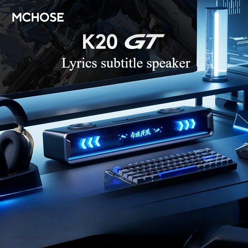 K20 GT Full Screen Subtitle Sp - Desk Setup With Speakers avis et prix
