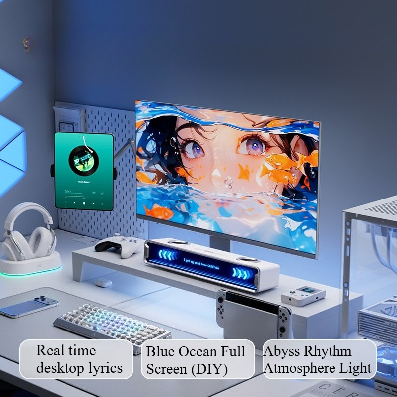 K20 GT Full Screen Subtitle Sp - Desk Setup With Speakers avis et prix
