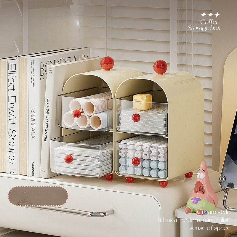 Desktop storage box multi-laye - Desk Setup Clean avis et prix