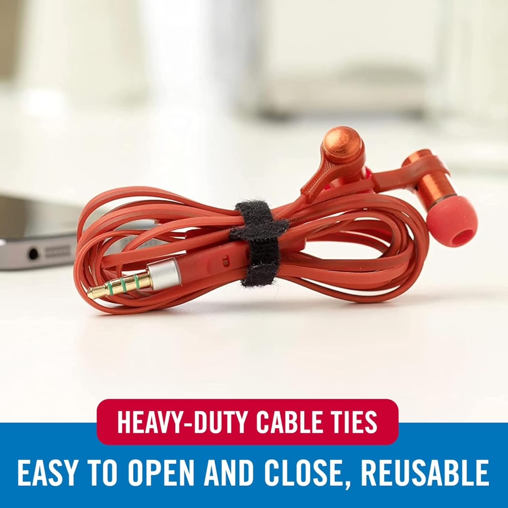 Heavy Duty Reusable Cable Ties - Desk Setup Home Office avis et prix