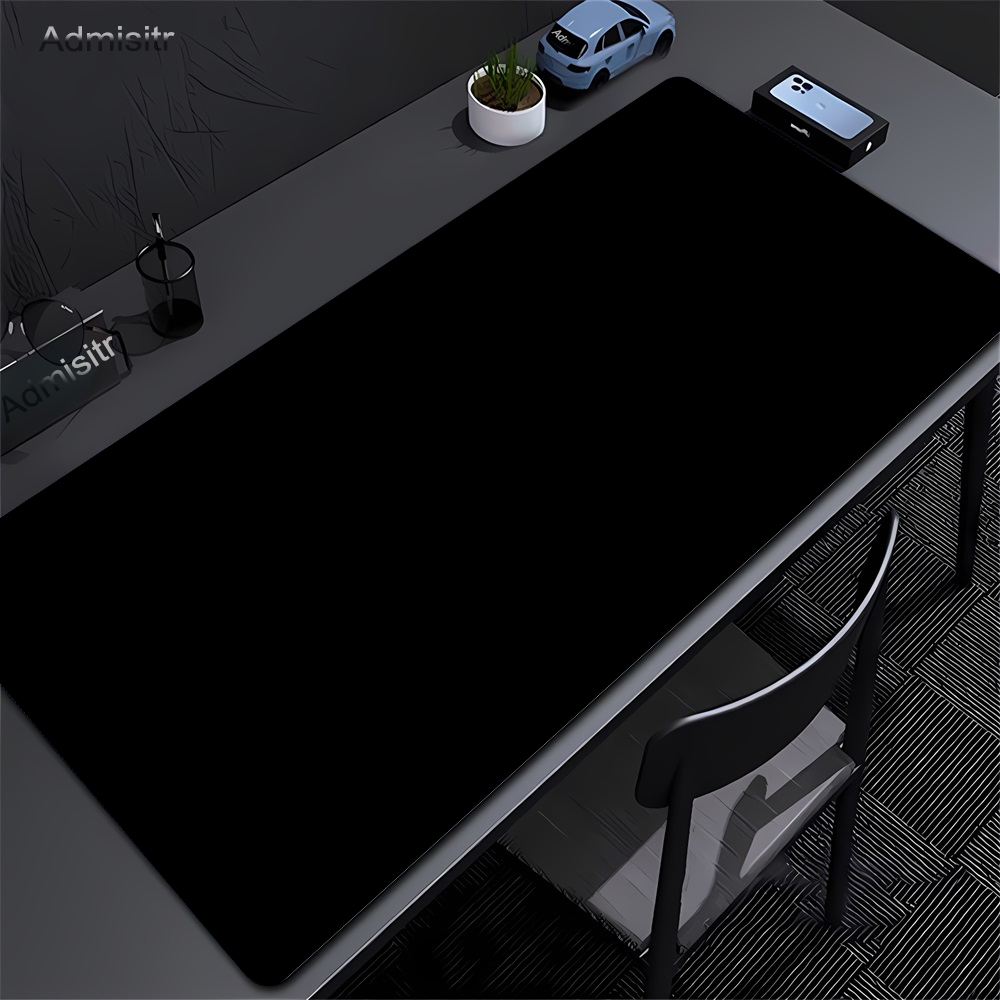 Large Black Mouse Pad Solid Co - Desk Pad Leather Large avis et prix