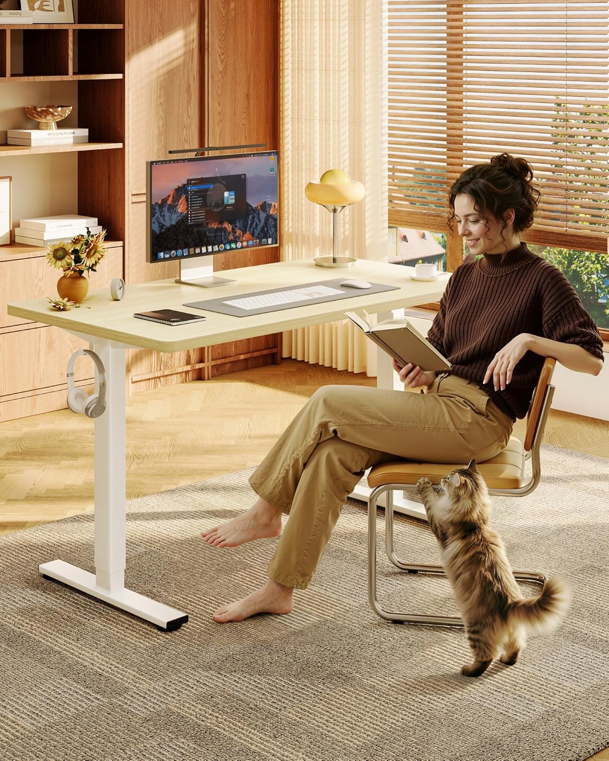 Electric Height Adjustable Sta - Desk Setup Home Office avis et prix