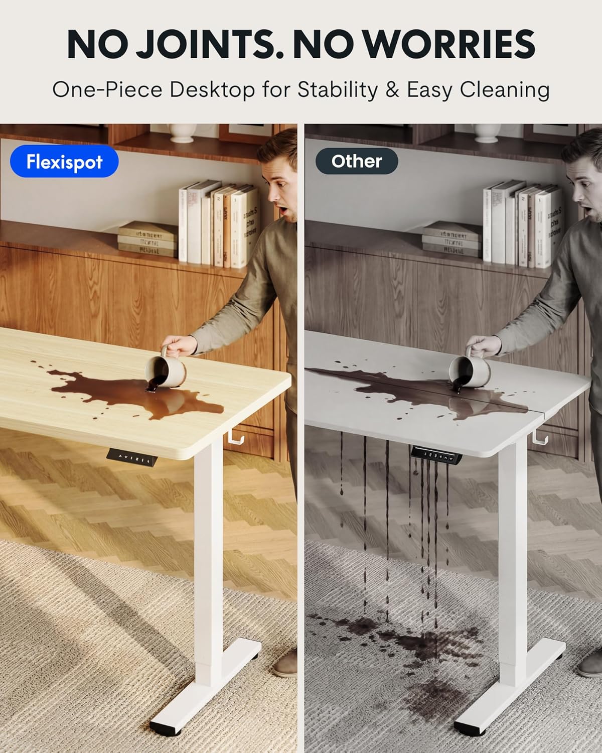 Electric Height Adjustable Sta - Desk Setup Home Office avis et prix
