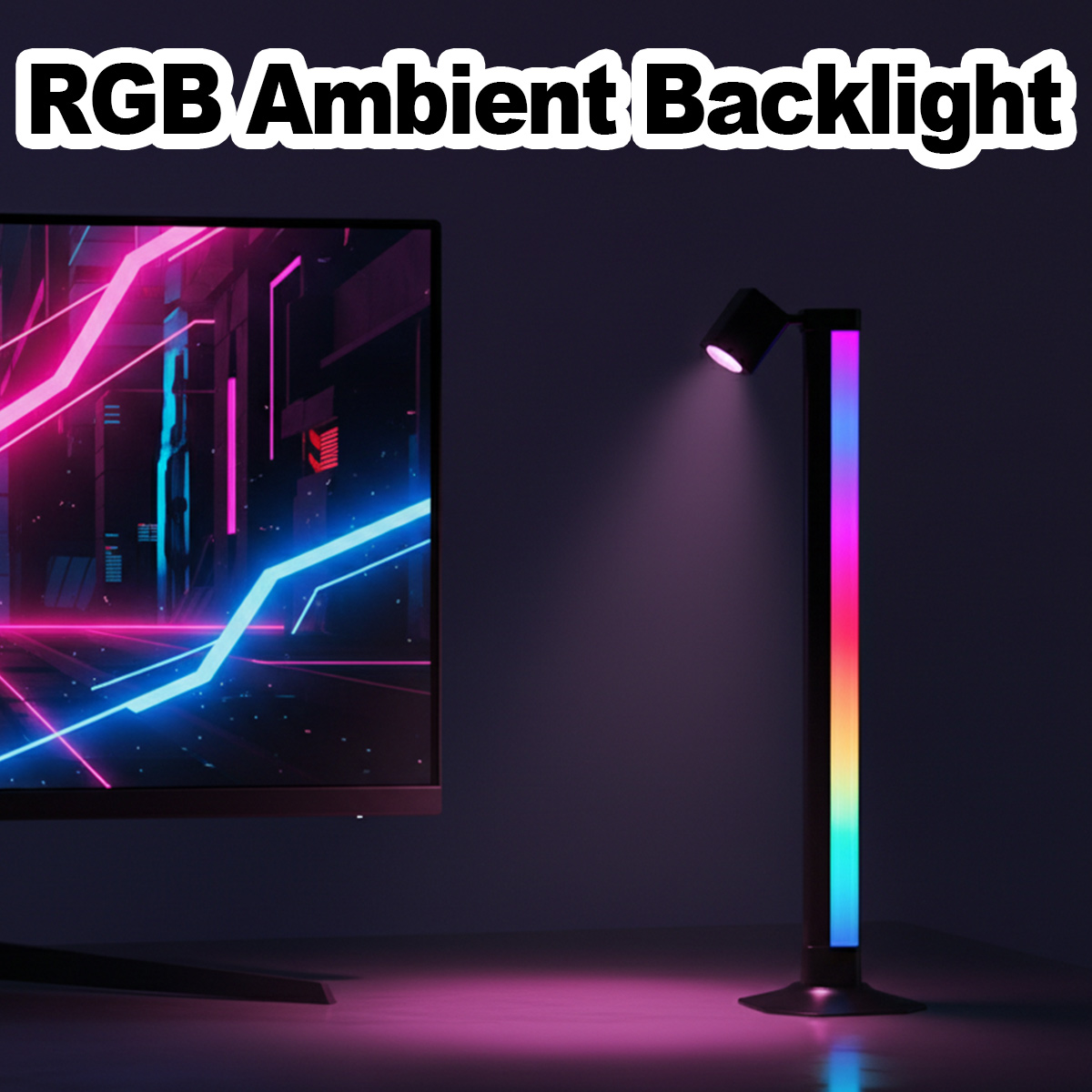 Smart Light Bar LED RGB Music  - Desk Setup With Tv avis et prix