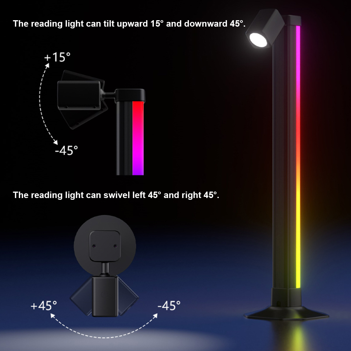 Smart Light Bar LED RGB Music  - Desk Setup With Tv avis et prix