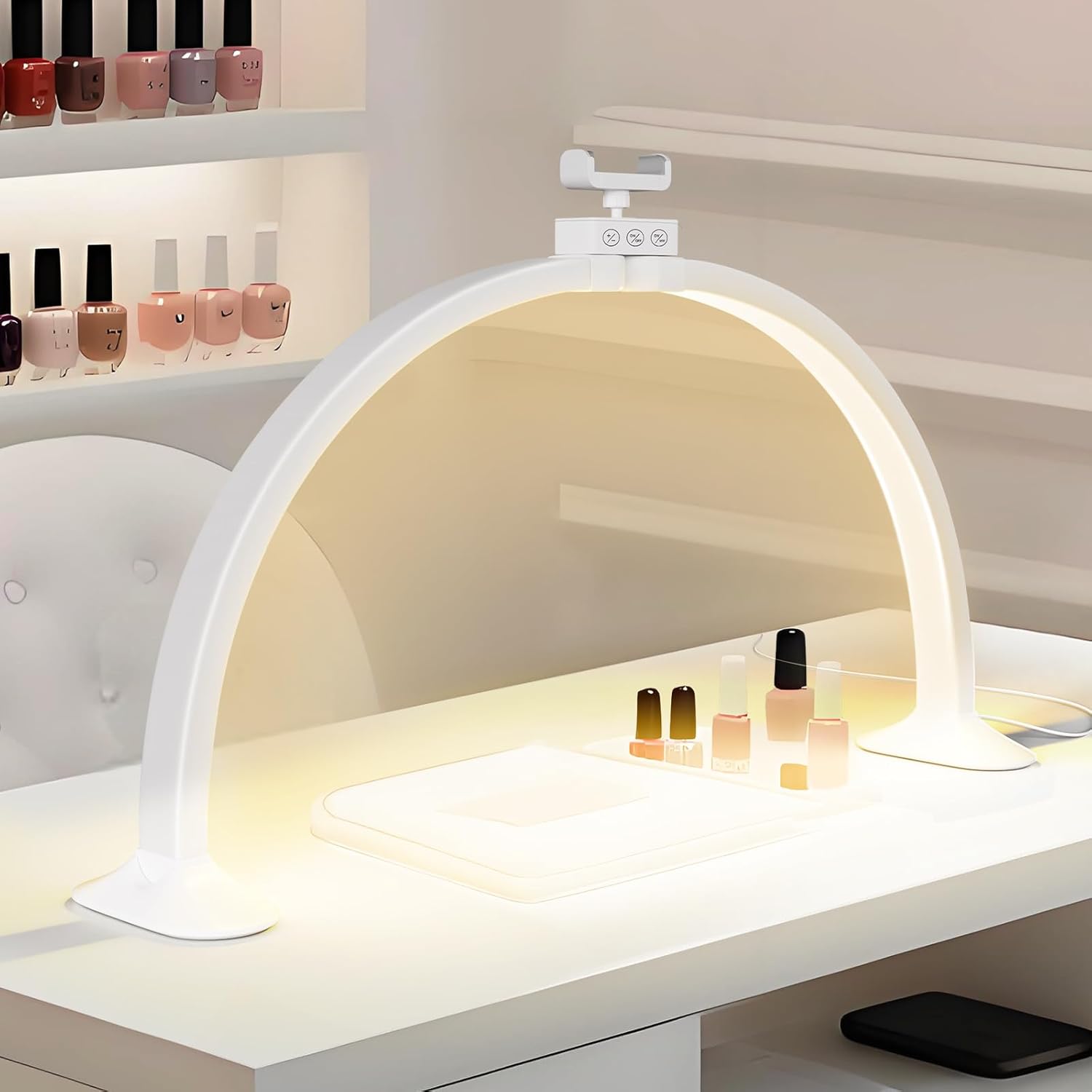 Half Moon Light U-Shaped Nail  - Desk Setup Lamp avis et prix