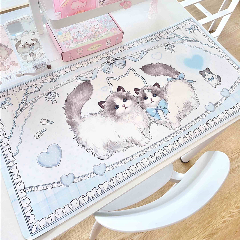 Leather Table Mat Ragdoll Cat  - Desk Pad Leather Large avis et prix