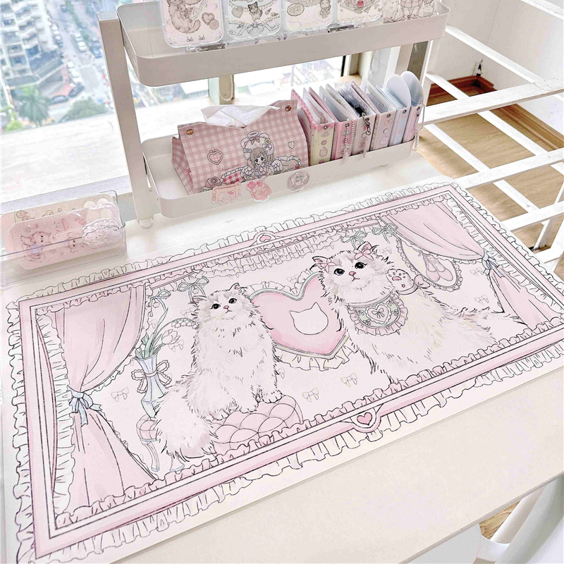 Leather Table Mat Ragdoll Cat  - Desk Pad Leather Large avis et prix